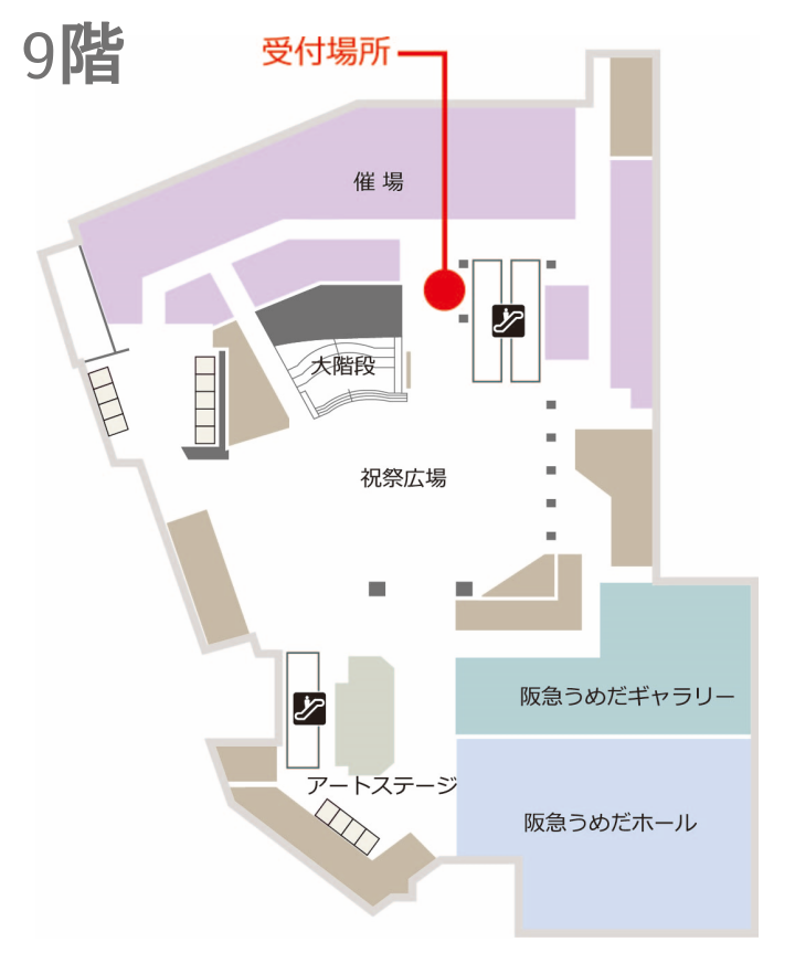 カウンター場所ご案内地図